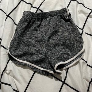Shein teen grey and white shorts